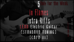 5 in flames lead guitar intros lesson