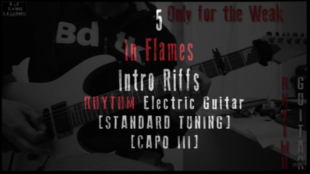5 in flames rhythm guitar intros lesson