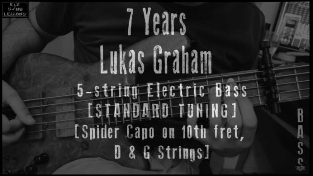 7 years bass cover lesson