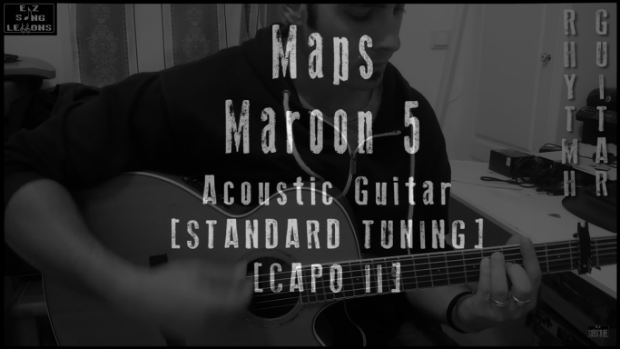 Maps acoustic guitar lesson tab