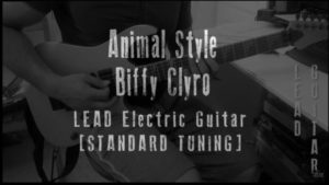 animal style lead guitar lesson tab