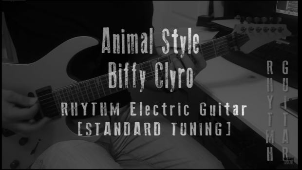animal style rhythm guitar lesson tab