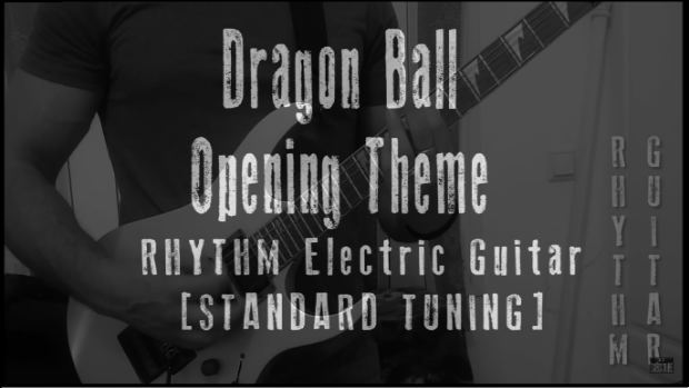 dragon ball Rhythm guitar lesson