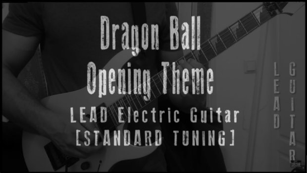 dragon ball lead guitar lesson