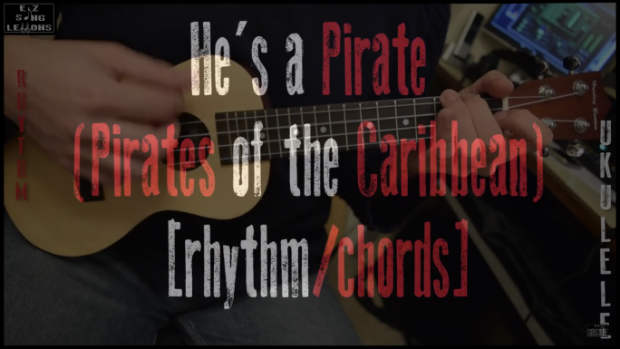 he is a pirate chords ukulele lesson