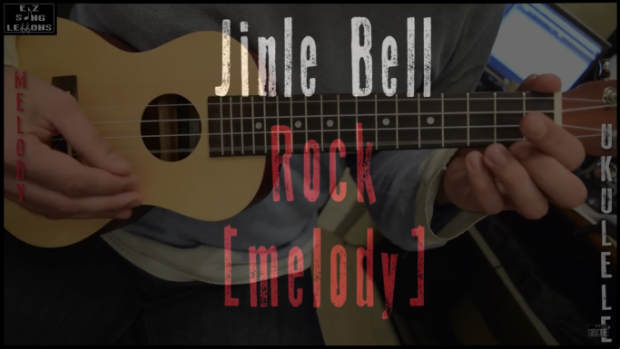 jingle bell rock melody ukulele cover lesson
