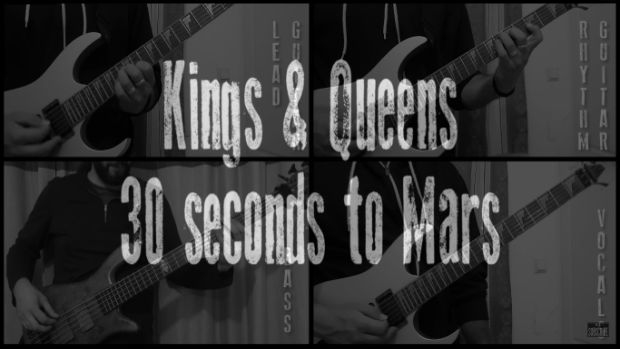 kings and queens 30 seconds to mars cover lesson