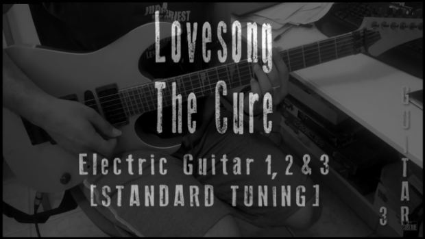 lovesong electric guitar lesson tab