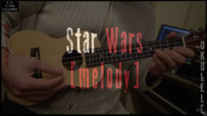 star wars theme melody ukulele lesson