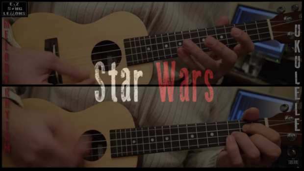 star wars theme ukulele lessons