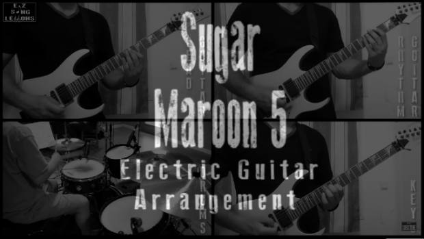 sugar guitar arrangement cover lesson
