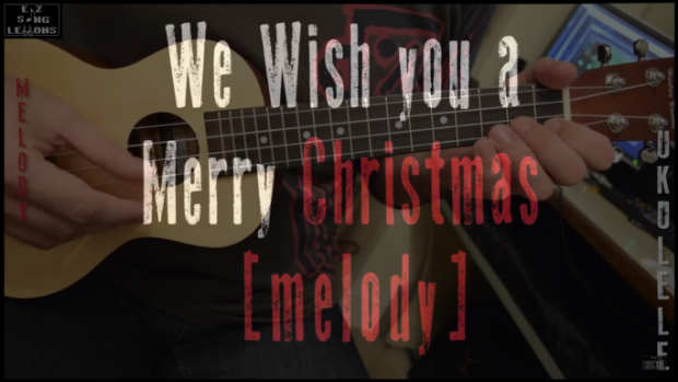 we wish you a merry christmas melody ukulele cover