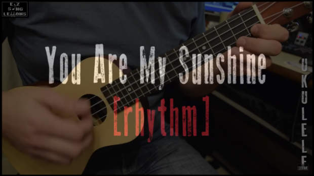 you are my sunshine rhythm ukulele cover lesson