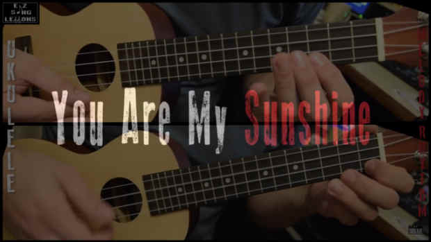 you are my sunshine ukulele cover lesson