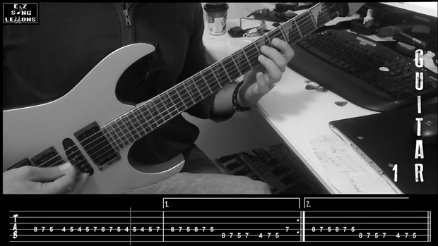 Zafeiriou Meets Metal Guitar cover lesson