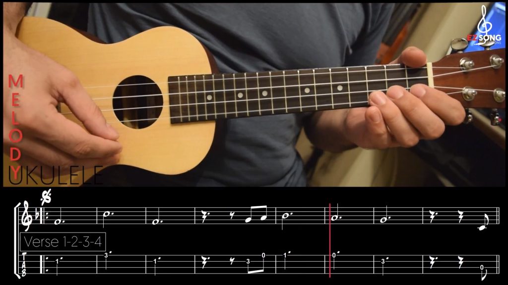 Can't Help Falling in Love - Elvis Presley Melody ukulele
