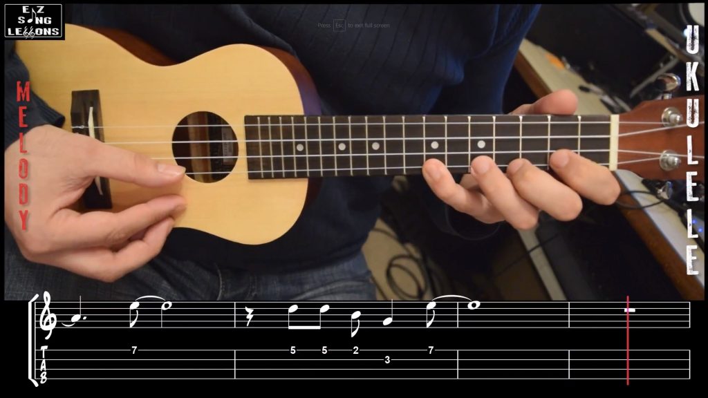 Hawaii 5 - 0 Melody Ukulele