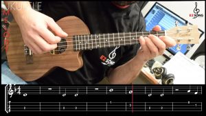 PlayerUnknown''s Battlegrounds Melody Ukulele With Rolling TAB