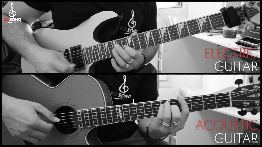 Benny Hill Theme - Yakety Sax electric acoustic guitar