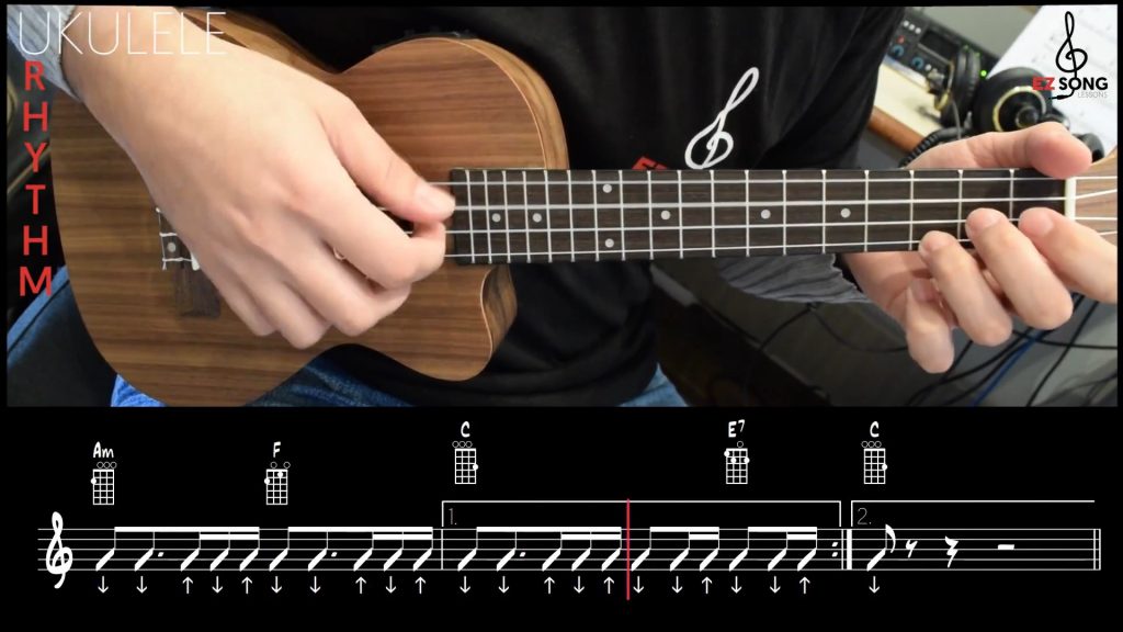 Wake Me Up - Avicii [Rhythm Ukulele With Rolling TAB]
