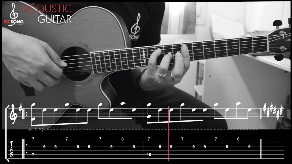 Haloween Theme Acoustic guitar Cover Lesson